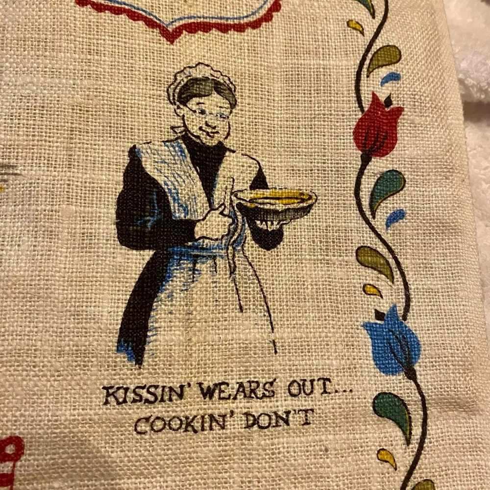Vintage 60’s Amish Country Sampler Wall Hanging